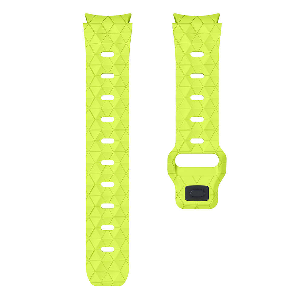 Samsung Galaxy Watch 5 44mm Uyumlu Zore KRD-116 20mm Futbol Desenli Spor Tasarımlı Silikon Kordon - 28