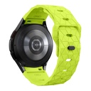 Samsung Galaxy Watch 5 44mm Uyumlu Zore KRD-116 20mm Futbol Desenli Spor Tasarımlı Silikon Kordon - 29