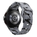 Samsung Galaxy Watch 5 44mm Uyumlu Zore KRD-116 20mm Futbol Desenli Spor Tasarımlı Silikon Kordon - 32