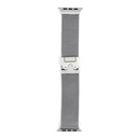 Apple Watch 42mm Uyumlu Zore KRD-25 Metal Hasır Kordon - 3