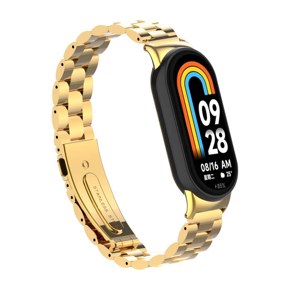 Xiaomi Mi Band 8 Uyumlu KRD-04 Metal Kordon - 3