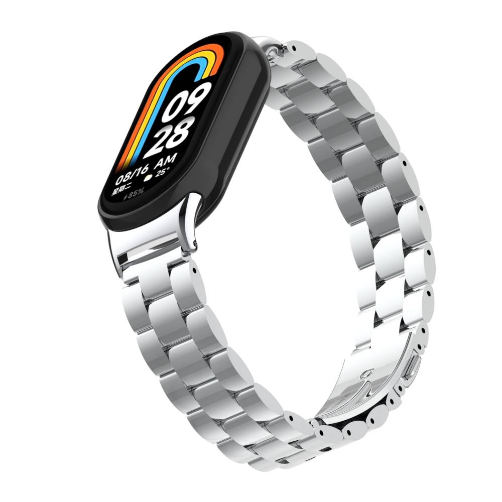 Xiaomi Mi Band 8 Uyumlu KRD-04 Metal Kordon - 6