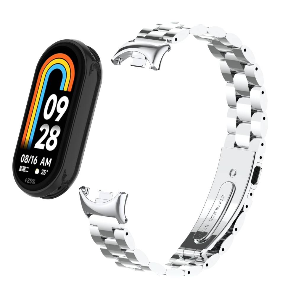 Xiaomi Mi Band 8 Uyumlu KRD-04 Metal Kordon - 7