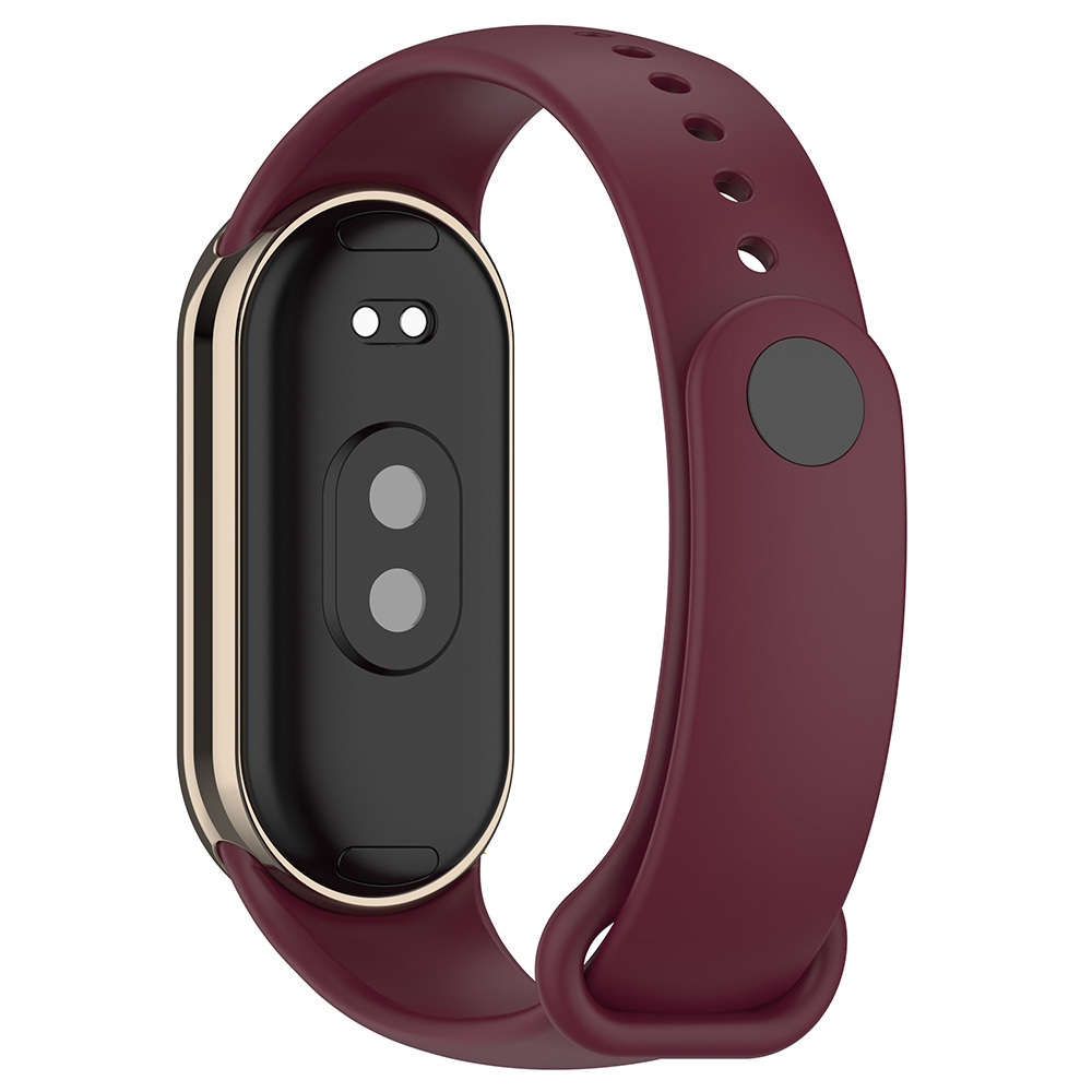 Xiaomi Mi Band 8 Uyumlu Serisi Klasik Kordon Silikon Strap Kayış - 4