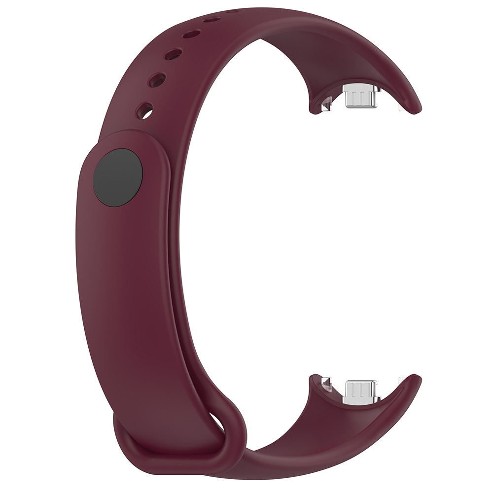 Xiaomi Mi Band 8 Uyumlu Serisi Klasik Kordon Silikon Strap Kayış - 5
