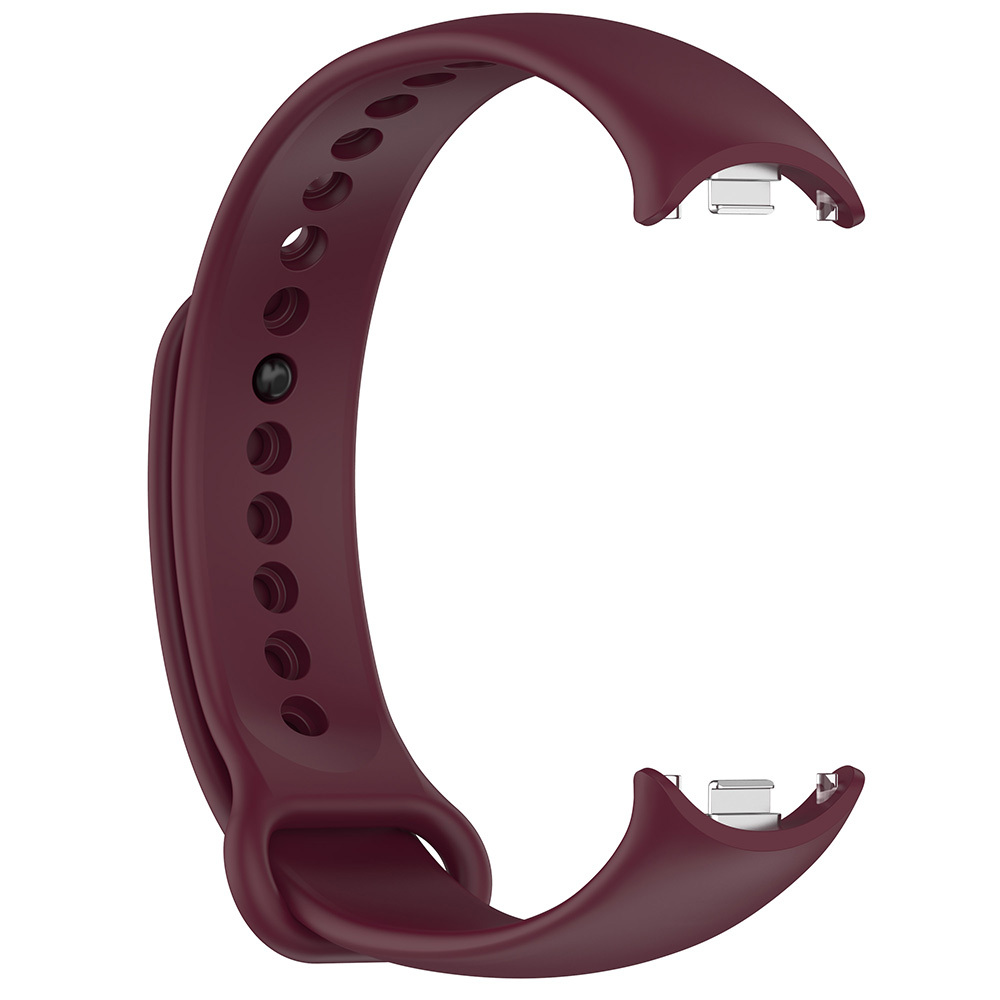 Xiaomi Mi Band 8 Uyumlu Serisi Klasik Kordon Silikon Strap Kayış - 6