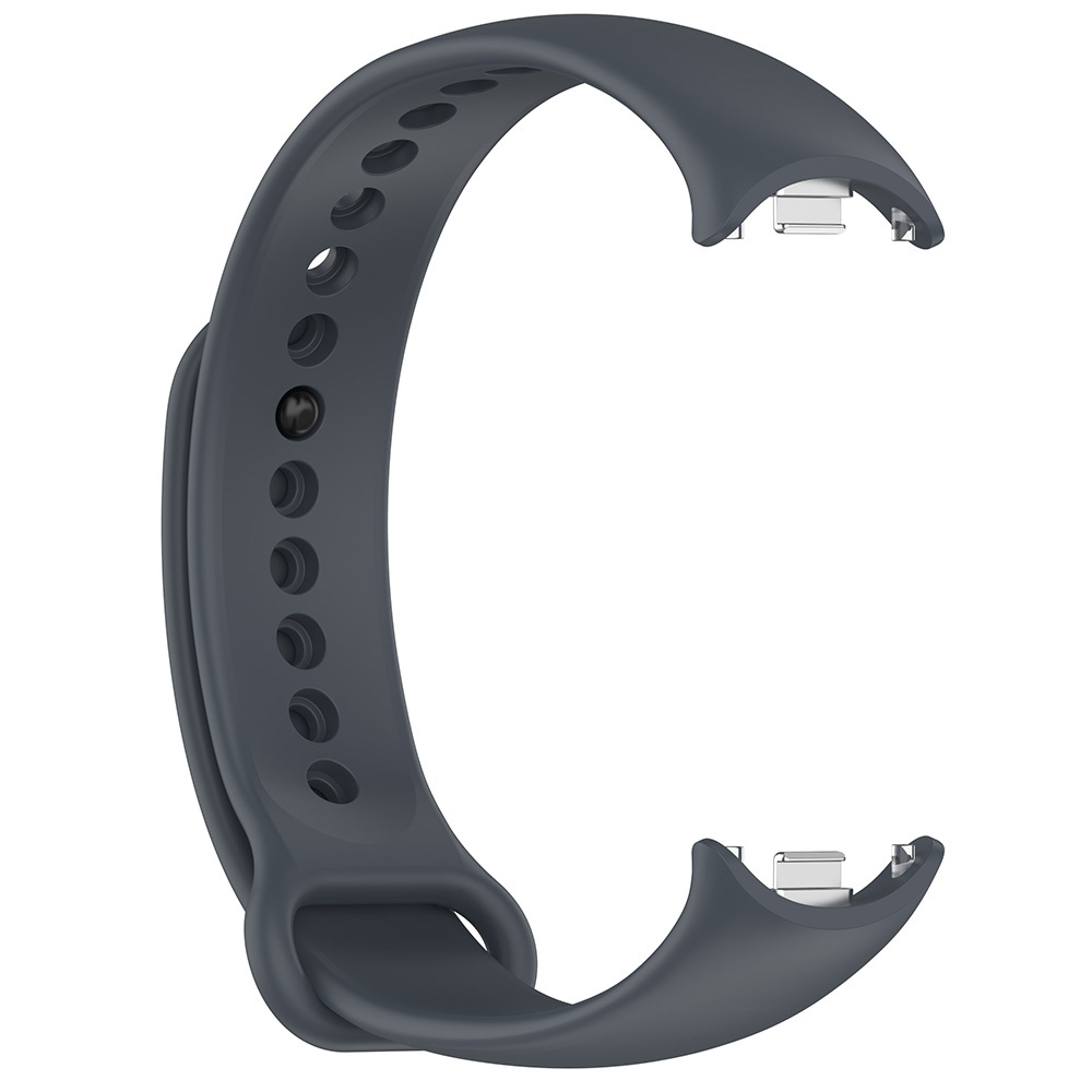 Xiaomi Mi Band 8 Uyumlu Serisi Klasik Kordon Silikon Strap Kayış - 12