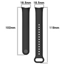 Xiaomi Mi Band 8 Uyumlu Serisi Klasik Kordon Silikon Strap Kayış - 13