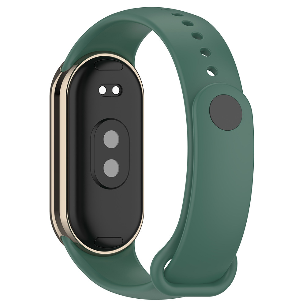 Xiaomi Mi Band 8 Uyumlu Serisi Klasik Kordon Silikon Strap Kayış - 24