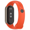 Xiaomi Mi Band 8 Uyumlu Serisi Klasik Kordon Silikon Strap Kayış - 33