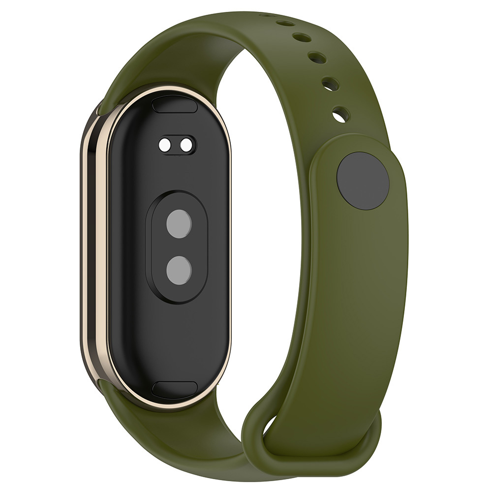 Xiaomi Mi Band 8 Uyumlu Serisi Klasik Kordon Silikon Strap Kayış - 36