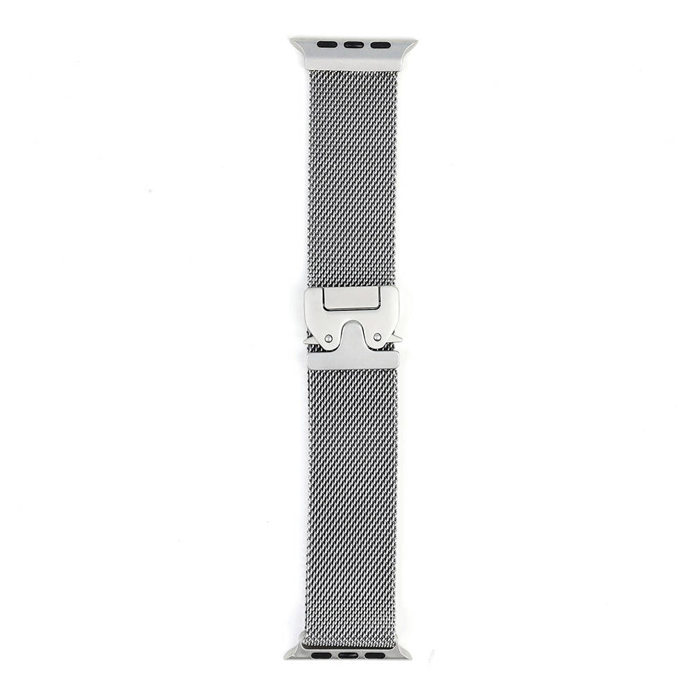 Apple Watch 10 42mm Uyumlu Zore KRD-25 Metal Hasır Kordon - 2