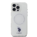 Apple iPhone 16 Uyumlu Pro Uyumlu Kılıf U.S. Polo Assn. Orjinal Lisanslı M-safe Şarj Özellikli IML Double Horse Logolu Ring Kapak - 3