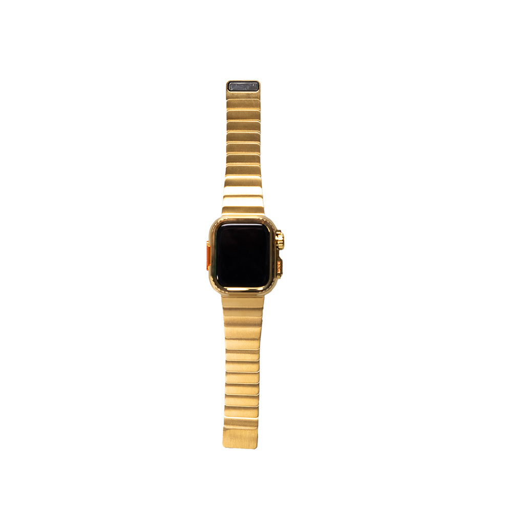 Apple Watch Ultra 49mm Uyumlu Zore KRD-126 Sert Kasa Koruyuculu Metal Kordon - 3
