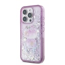 Apple iPhone 16 Uyumlu Pro Uyumlu Max Uyumlu Kılıf Hello Kitty Orjinal Lisanslı Sıvılı Simli 50. Yıldönümü Partisi Kapak - 1