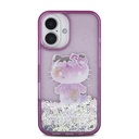 Apple iPhone 16 Uyumlu Kılıf Hello Kitty Orjinal Lisanslı Sıvılı Simli 50. Yıldönümü Partisi Kapak - 2