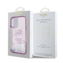 Apple iPhone 16 Uyumlu Kılıf Hello Kitty Orjinal Lisanslı Sıvılı Simli 50. Yıldönümü Partisi Kapak - 7