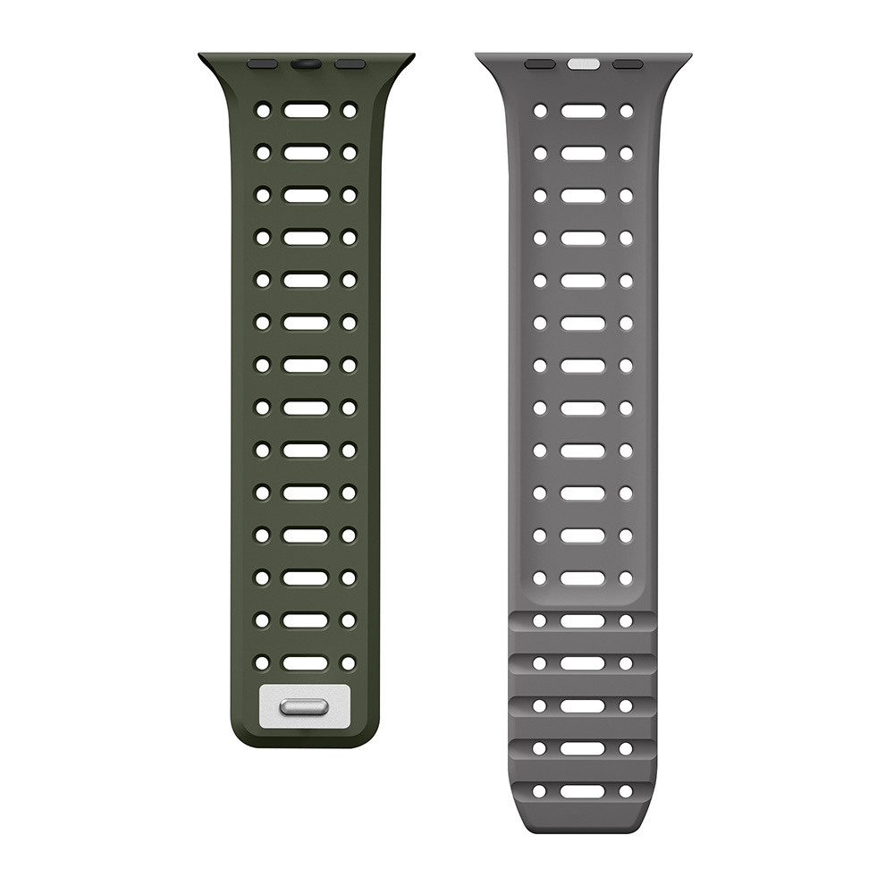 Apple Watch 38mm Uyumlu Zore KRD-124 Silikon Kordon Strap Kayış - 3