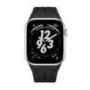 Apple Watch 42mm Uyumlu KRD-127 Metal Tokalı Silikon Kordon - 5