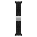 Apple Watch 42mm Uyumlu KRD-127 Metal Tokalı Silikon Kordon - 8