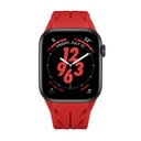 Apple Watch 42mm Uyumlu KRD-127 Metal Tokalı Silikon Kordon - 13