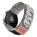 Samsung Galaxy Watch 46mm Uyumlu Zore KRD-112 22mm Orbital Örgülü Halat Tasarımlı Naylon Kumaş Hasır Kordon - 4