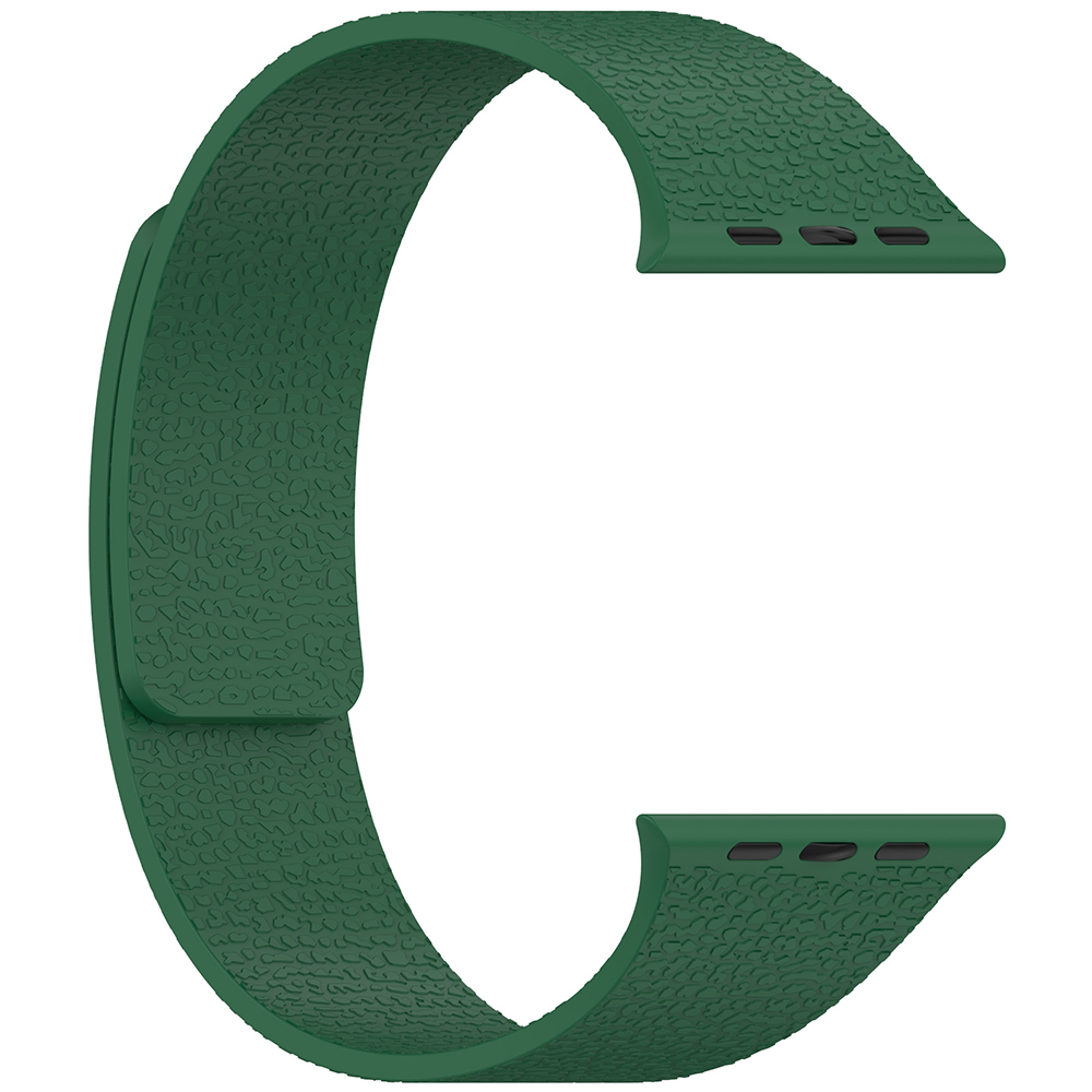 Apple Watch 44mm Uyumlu Zore KRD-136 Kabartma Desenli Silikon Kordon - 3