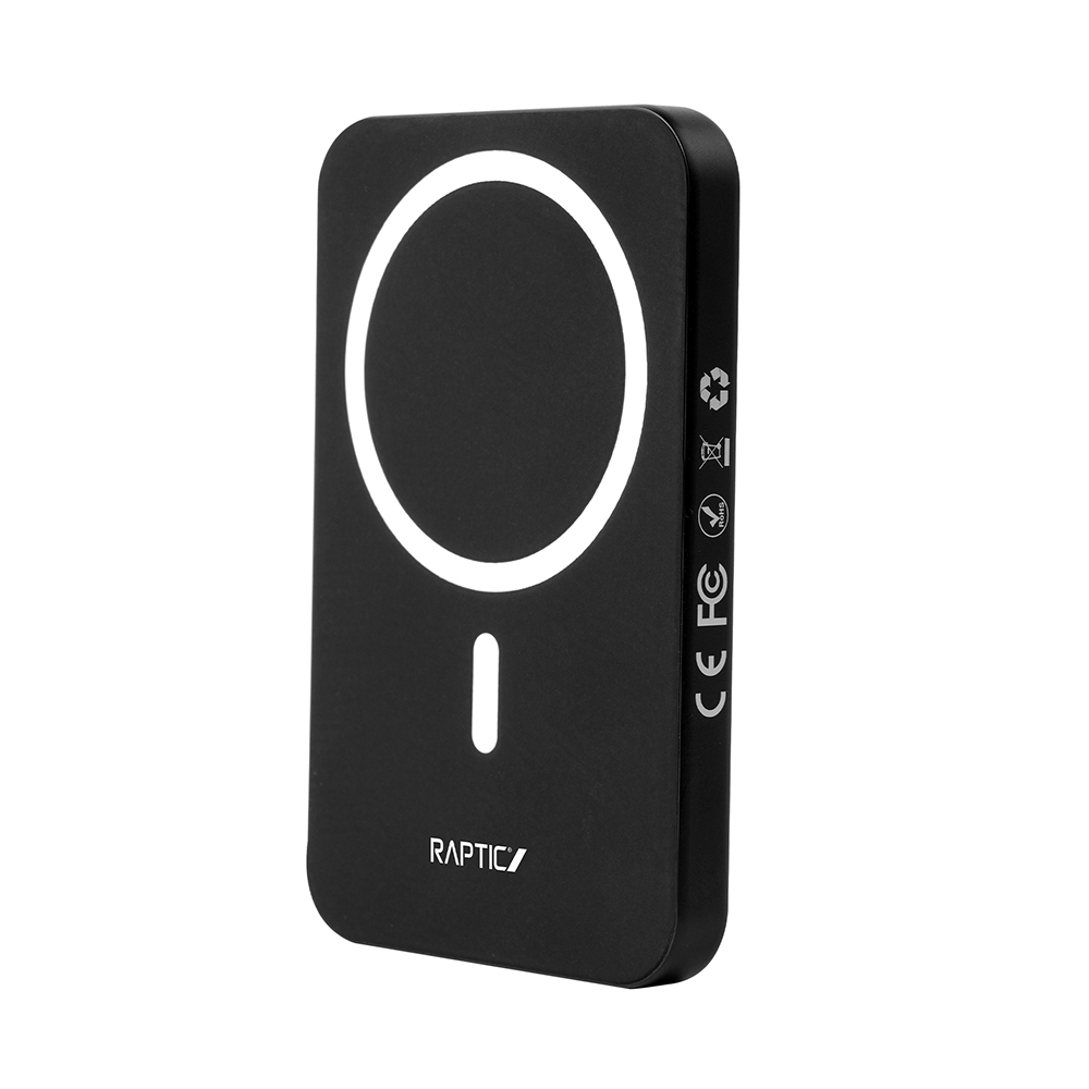 Raptic S4 Aramid-Skin M-safe Şarj Özellikli Ultra İnce 600D Powerbank 15W 5000mAh - 1