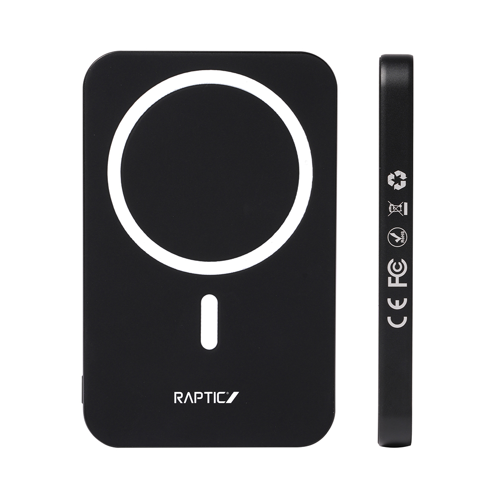 Raptic S4 Aramid-Skin M-safe Şarj Özellikli Ultra İnce 600D Powerbank 15W 5000mAh - 2