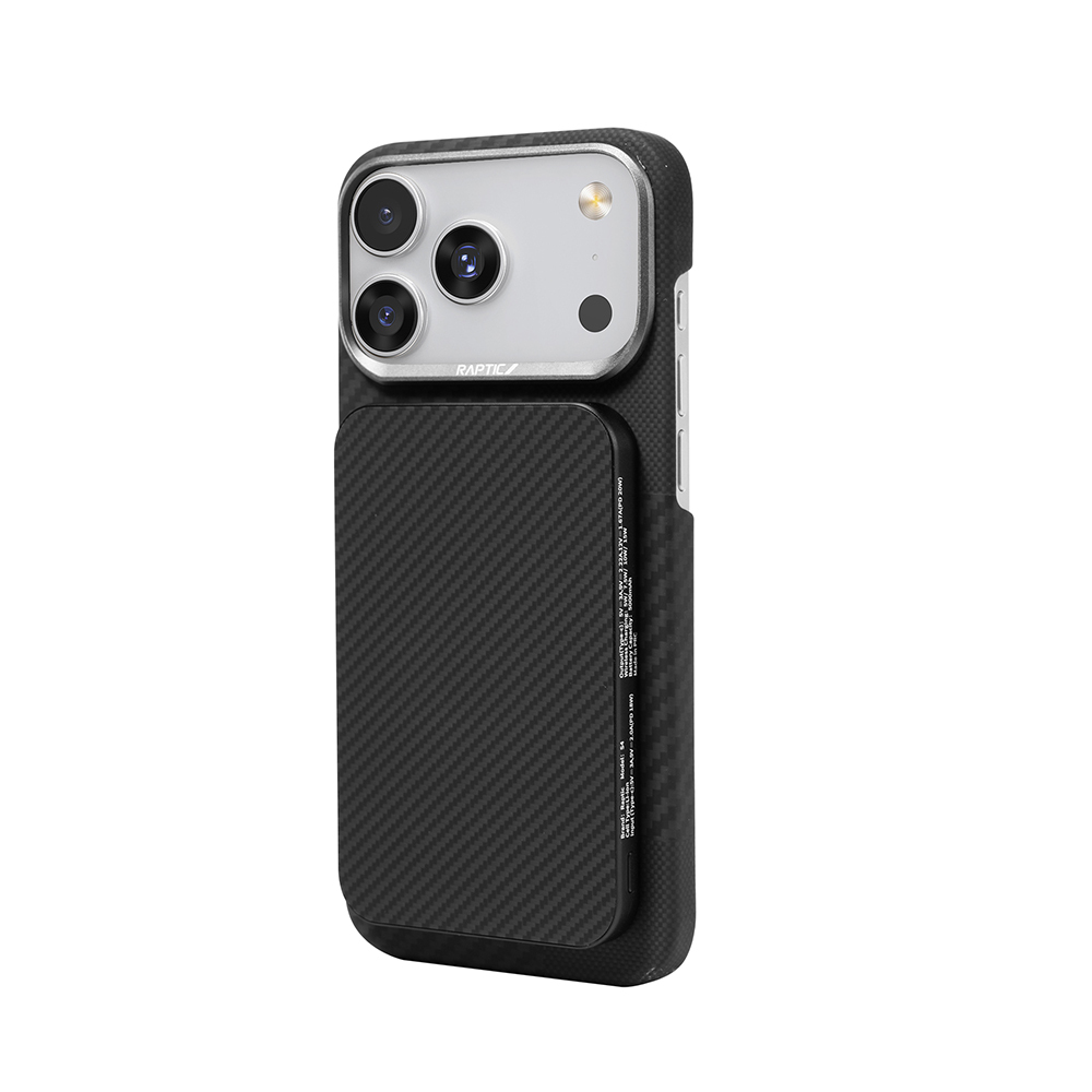 Raptic S4 Aramid-Skin M-safe Şarj Özellikli Ultra İnce 600D Powerbank 15W 5000mAh - 6