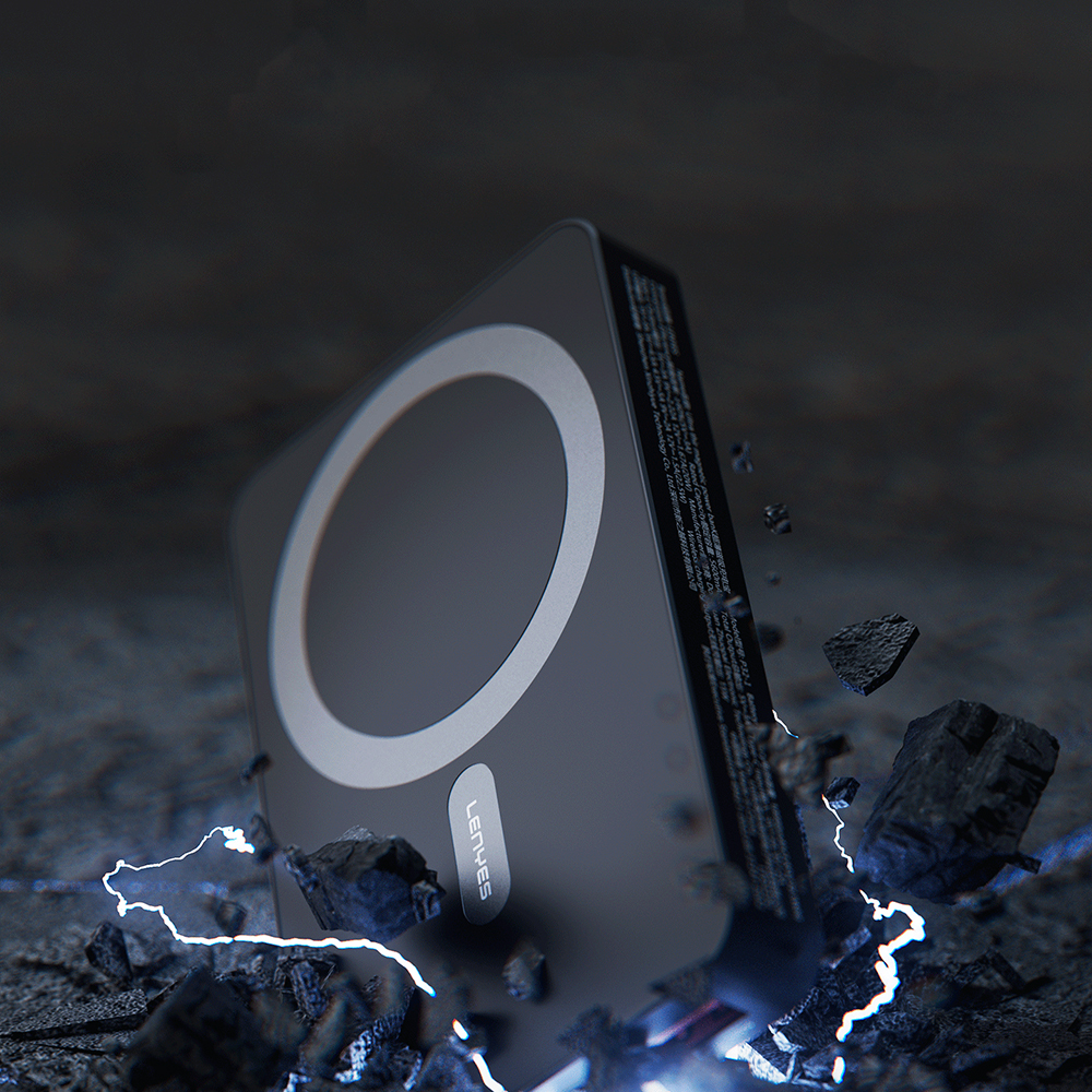 Lenyes P32-1 M-safe Şarj Özellikli Aramid Fiber Powerbank 15W 10000mAh - 2