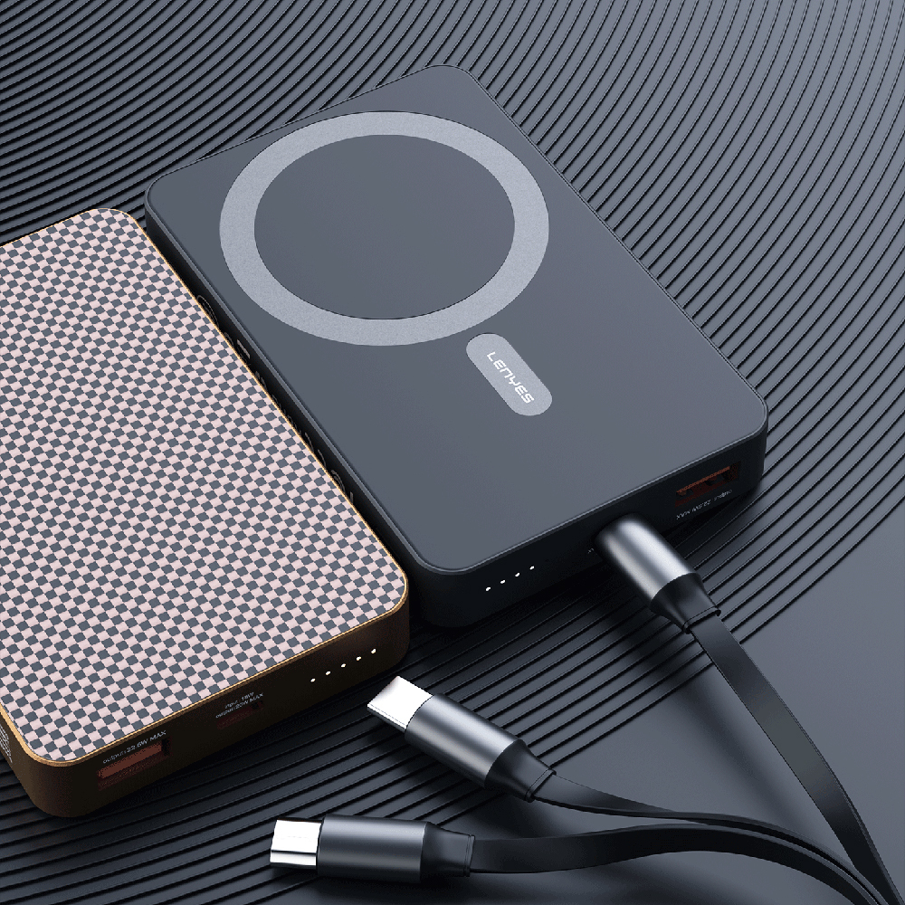 Lenyes P32-1 M-safe Şarj Özellikli Aramid Fiber Powerbank 15W 10000mAh - 3