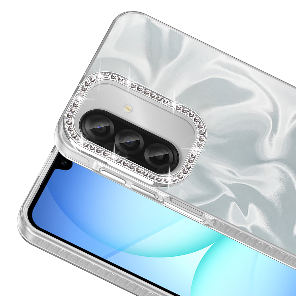 Samsung Galaxy A3 Uyumlu7 Kılıf Airbagli Parlak Taş Detay Tasarımlı Zore Esila Kapak - 2