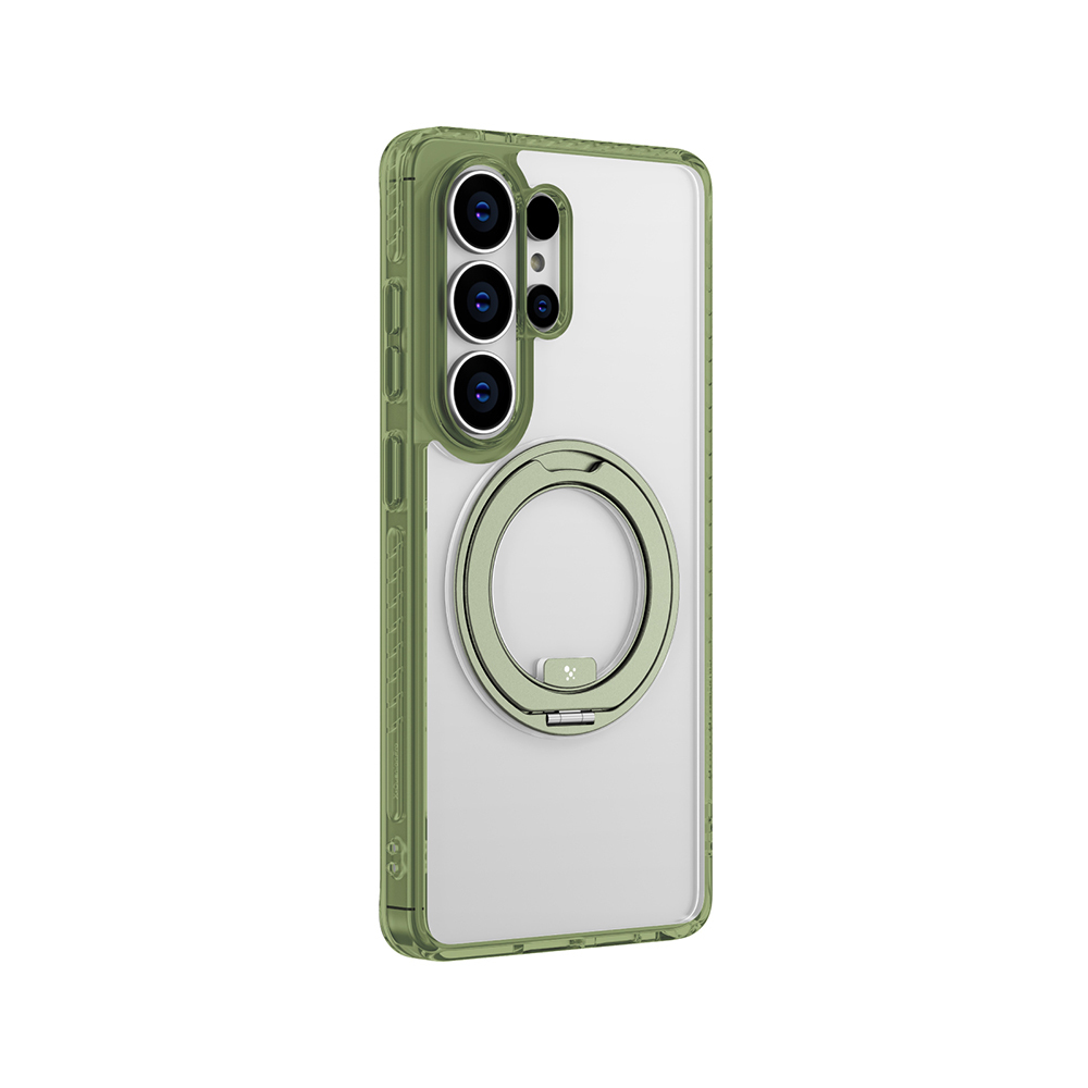 Samsung Galaxy S2 Uyumlu6 Ultra Kılıf M-safe Şarj Özellikli Şeffaf 360 Derece Standlı Amazingthing Titan MagSpin Serisi Kapak - 2