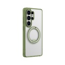 Samsung Galaxy S2 Uyumlu6 Ultra Kılıf M-safe Şarj Özellikli Şeffaf 360 Derece Standlı Amazingthing Titan MagSpin Serisi Kapak - 2