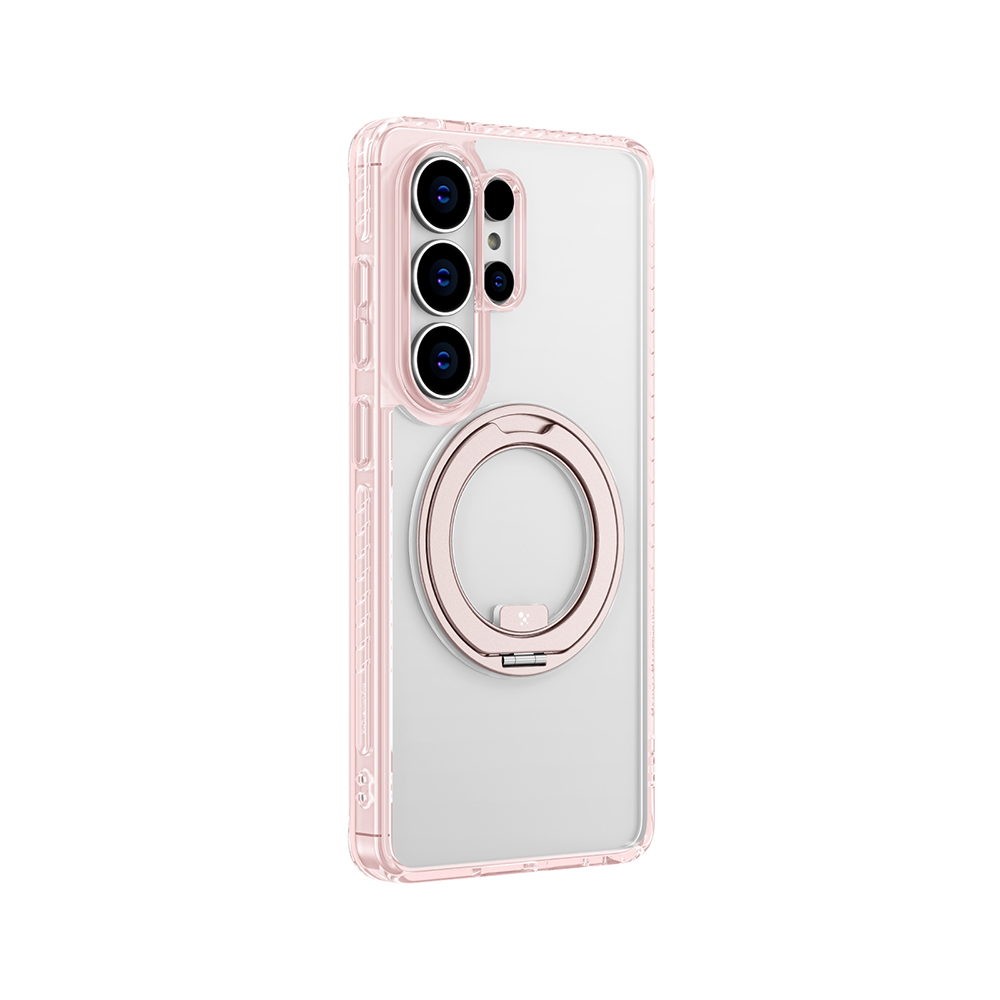 Samsung Galaxy S2 Uyumlu6 Ultra Kılıf M-safe Şarj Özellikli Şeffaf 360 Derece Standlı Amazingthing Titan MagSpin Serisi Kapak - 3
