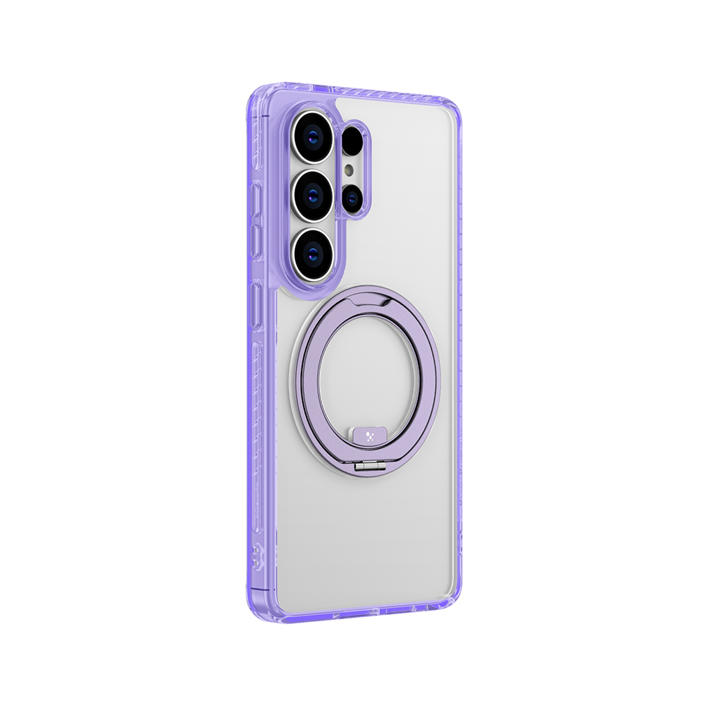 Samsung Galaxy S2 Uyumlu6 Ultra Kılıf M-safe Şarj Özellikli Şeffaf 360 Derece Standlı Amazingthing Titan MagSpin Serisi Kapak - 2