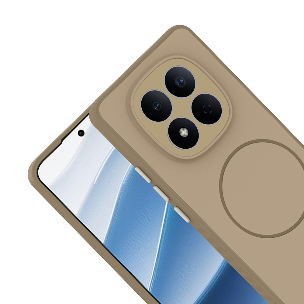 Xiaomi Redmi Note 15 4G Kılıf M-safe Şarj Özellikli Zore Tea Kapak - 2