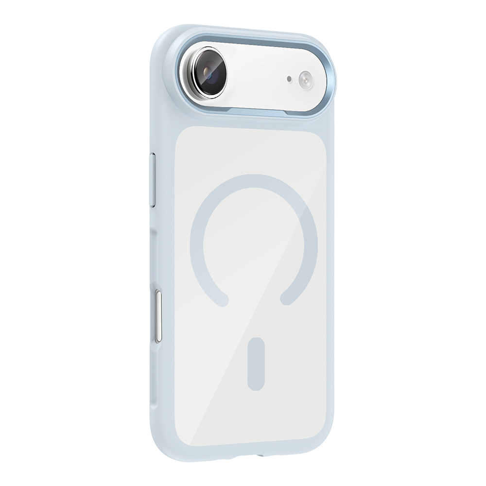 Apple iPhone 17 Uyumlu Air Uyumlu Kılıf M-Safe Şarj Özellikli Metal Kamera Çerçeveli Zore Tiko Kapak - 2