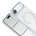Apple iPhone 17 Uyumlu Air Uyumlu Kılıf M-Safe Şarj Özellikli Metal Kamera Çerçeveli Zore Tiko Kapak - 6