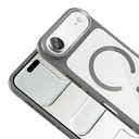 Apple iPhone 17 Uyumlu Air Uyumlu Kılıf M-Safe Şarj Özellikli Metal Kamera Çerçeveli Zore Tiko Kapak - 7