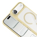 Apple iPhone 17 Uyumlu Air Uyumlu Kılıf M-Safe Şarj Özellikli Metal Kamera Çerçeveli Zore Tiko Kapak - 8