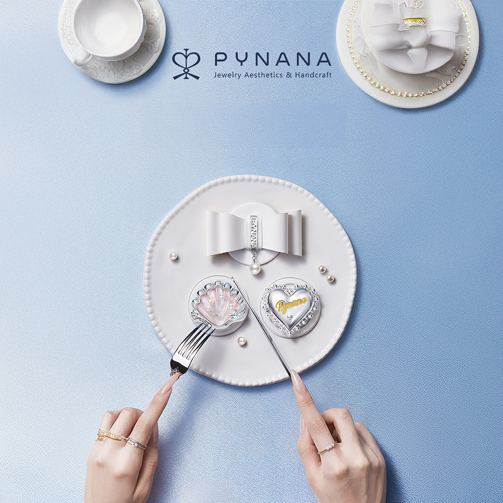 Pynana RoseShell 360 Derece Dönebilen Magnetik Ring Stand Telefon Tutucu - 1