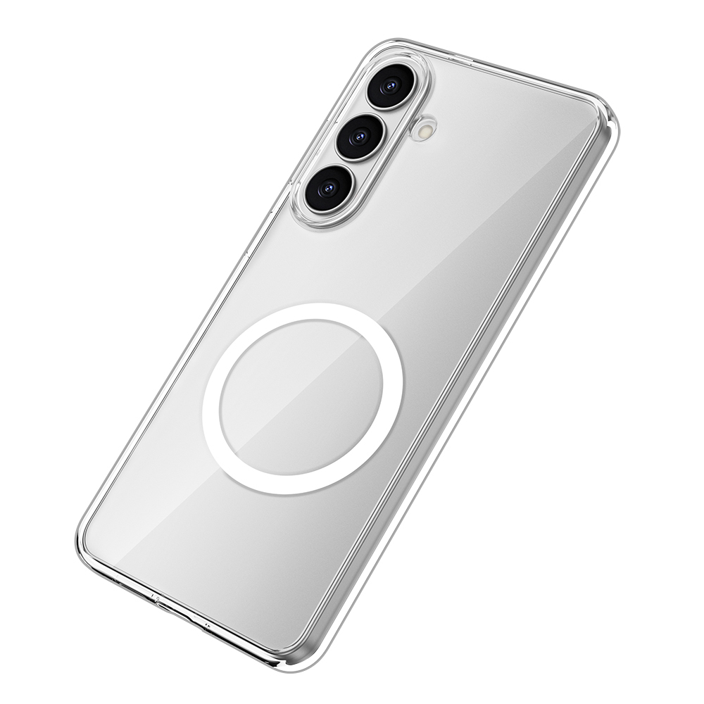 Samsung Galaxy S2 Uyumlu6 Plus Kılıf M-safe Şarj Özellikli Transparan Sert PC Wlons Pita Kapak - 1