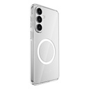 Samsung Galaxy S2 Uyumlu6 Plus Kılıf M-safe Şarj Özellikli Transparan Sert PC Wlons Pita Kapak - 2