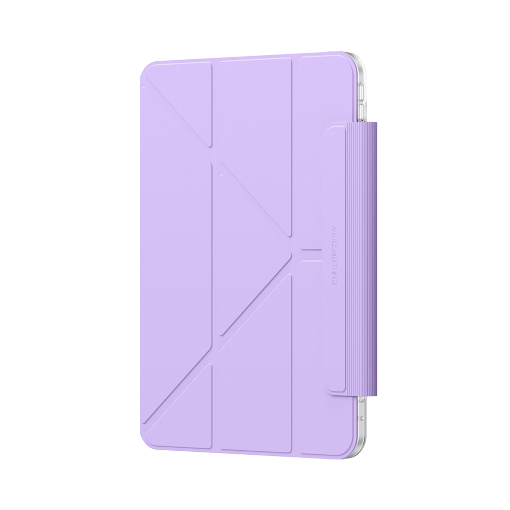 Apple iPad Pro 11 Uyumlu 2024 Uyumlu Amazingthing Minimal Mag Katlanabilir Standlı Kalem Bölmeli Kılıf - 4