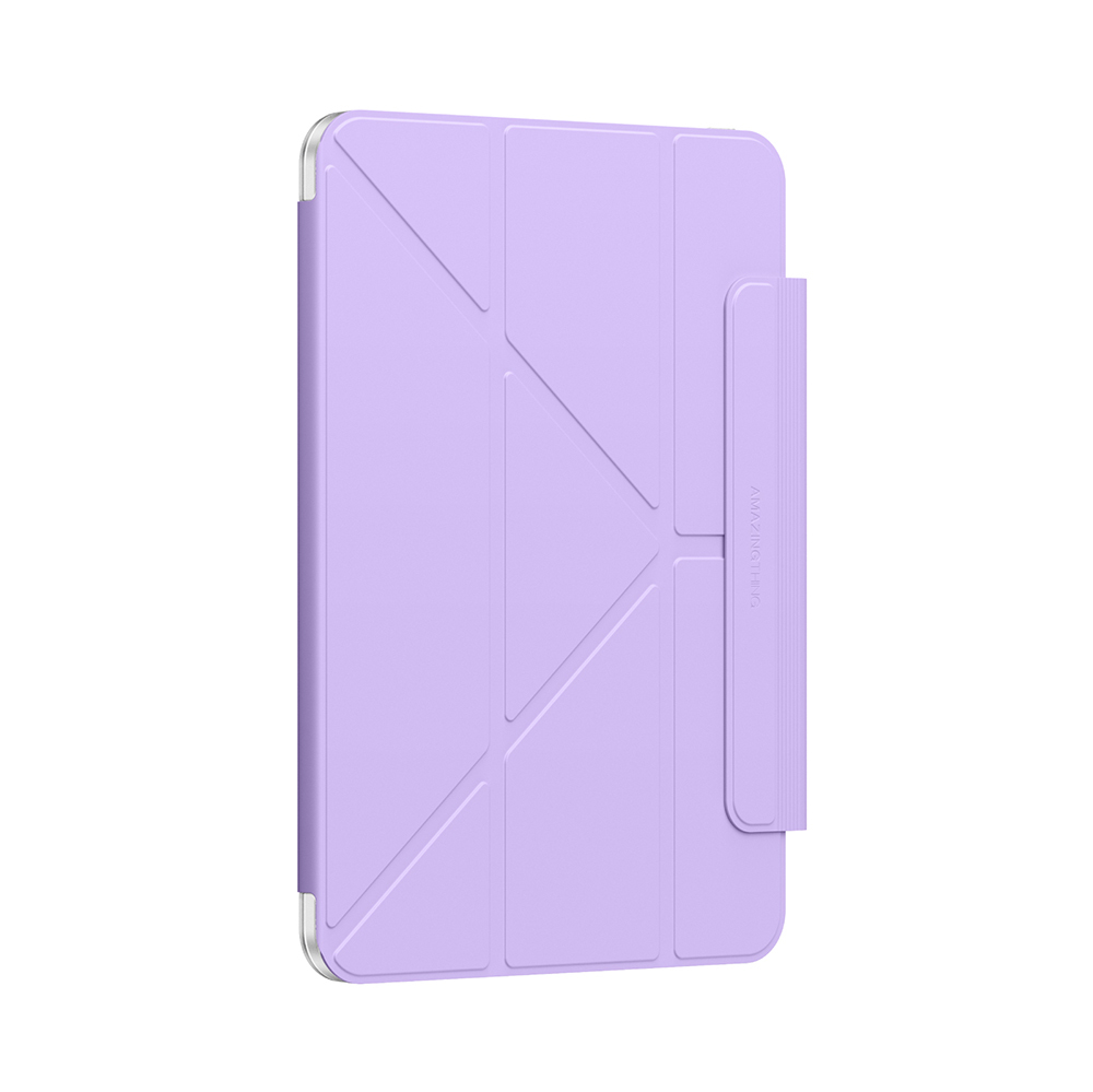 Apple iPad Pro 11 Uyumlu 2024 Uyumlu Amazingthing Minimal Mag Katlanabilir Standlı Kalem Bölmeli Kılıf - 5
