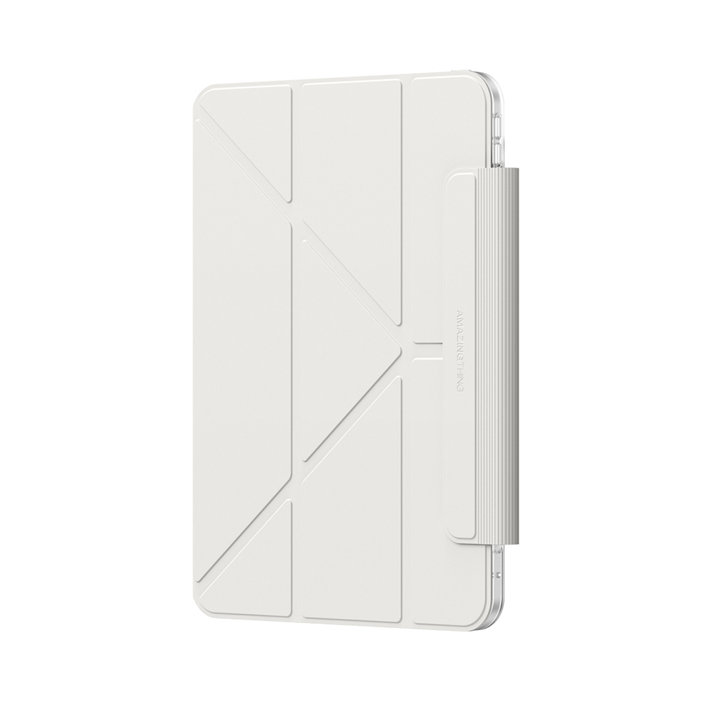 Apple iPad Pro 11 Uyumlu 2024 Uyumlu Amazingthing Minimal Mag Katlanabilir Standlı Kalem Bölmeli Kılıf - 6