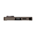 Samsung Galaxy S2 Uyumlu6 Ultra Kılıf M-safe Şarj Özellikli Aramid Fiber Pitaka Tactile Woven Sunset-Moonrise Serisi Kapak - 1