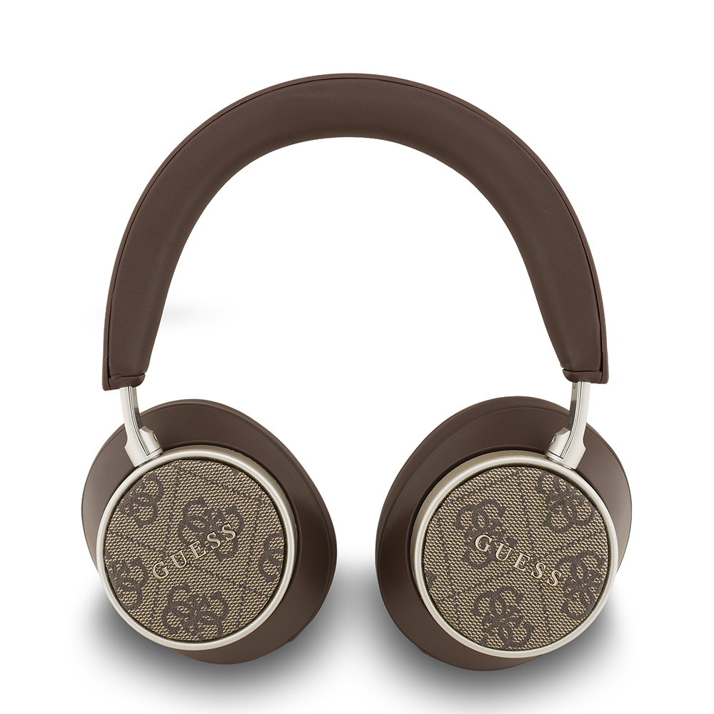 Guess Orjinal Lisanslı Ayarlanabilir 4G Desenli Metal Klasik Logolu Kulak Üstü Bluetooth Kulaklık - 4